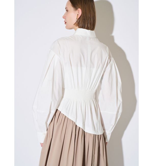 ELENDEEK「WAVE LINE TUCK OP」|ワンピース|