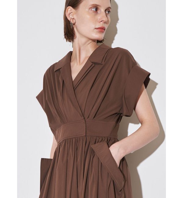 ELENDEEK「W COLLAR SHIRT OP」|ワンピース|