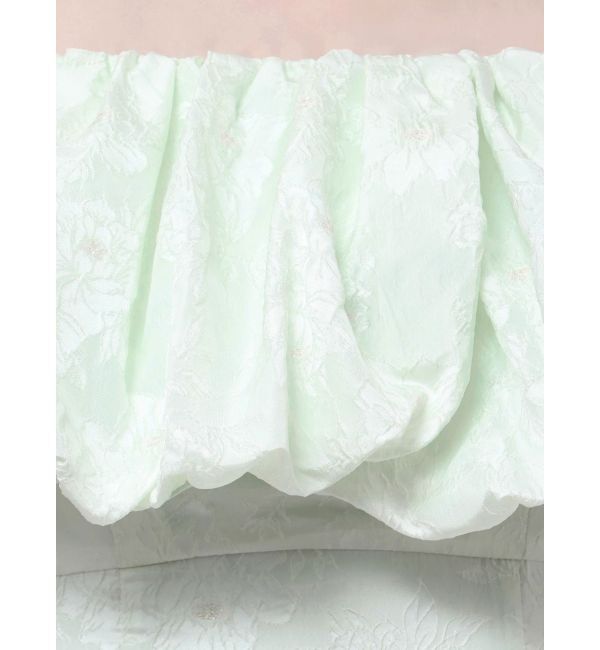 dazzlin「【藤井サチコラボ】ジャカードバルーンスリーブドレス」|ドレス|