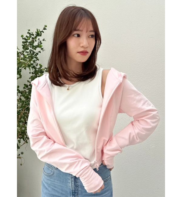 dazzlin「【吉田朱里】UVコンパクトパーカー」|パーカー|ピンク