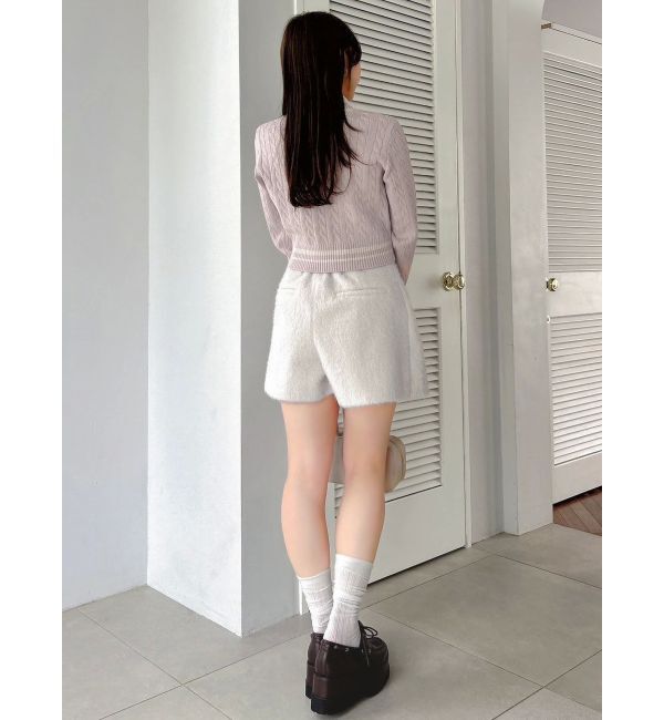 dazzlin「【POLO BCSコラボ/20周年記念復刻！】シャツドッキングケーブルニットトップス」|ニット・セーター|