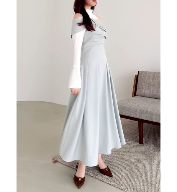 dazzlin「ビスチェオープンレイヤードワンピース」|ワンピース|