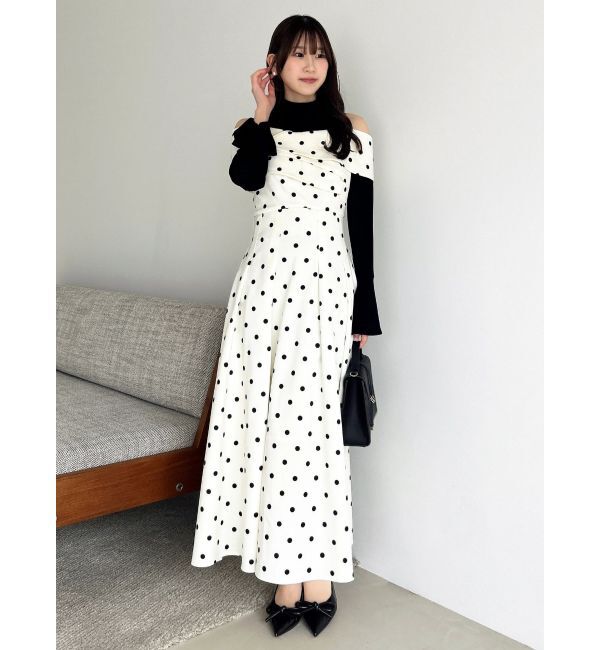 dazzlin「ビスチェオープンレイヤードワンピース」|ワンピース|