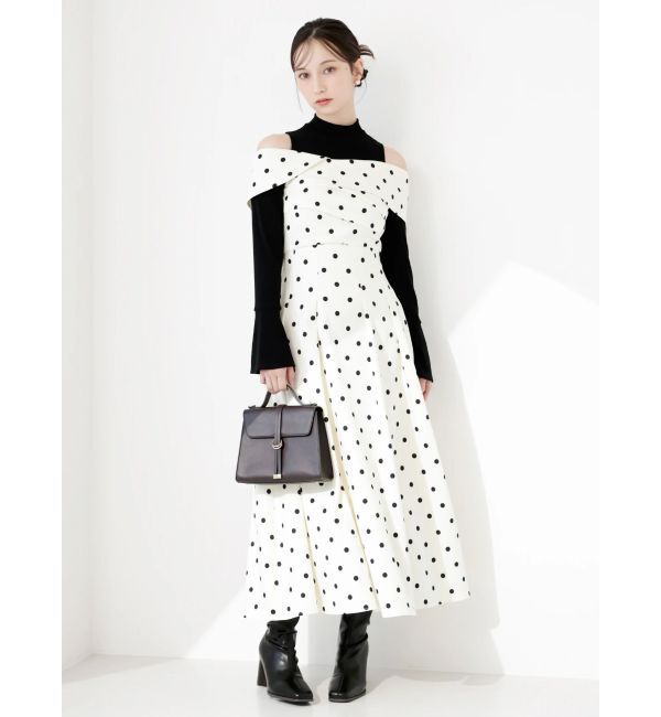 dazzlin「ビスチェオープンレイヤードワンピース」|ワンピース|