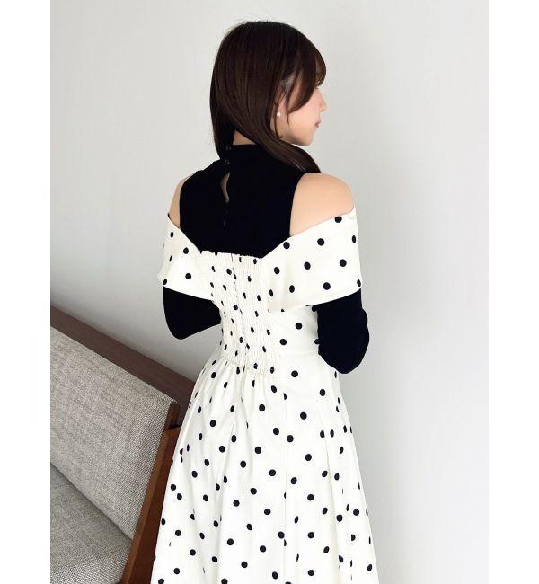 dazzlin「ビスチェオープンレイヤードワンピース」|ワンピース|