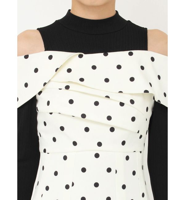 dazzlin「ビスチェオープンレイヤードワンピース」|ワンピース|