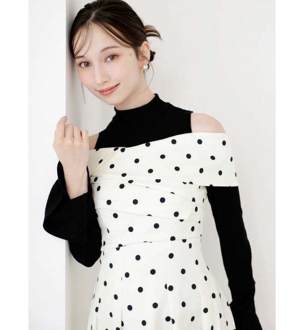 dazzlin「ビスチェオープンレイヤードワンピース」|ワンピース|