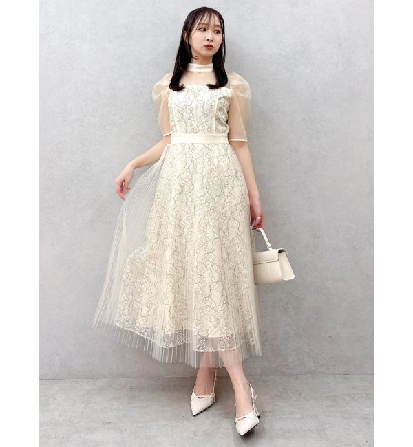 dazzlin「【藤井サチコラボ】チュールレイヤードレースドレス」|ドレス|