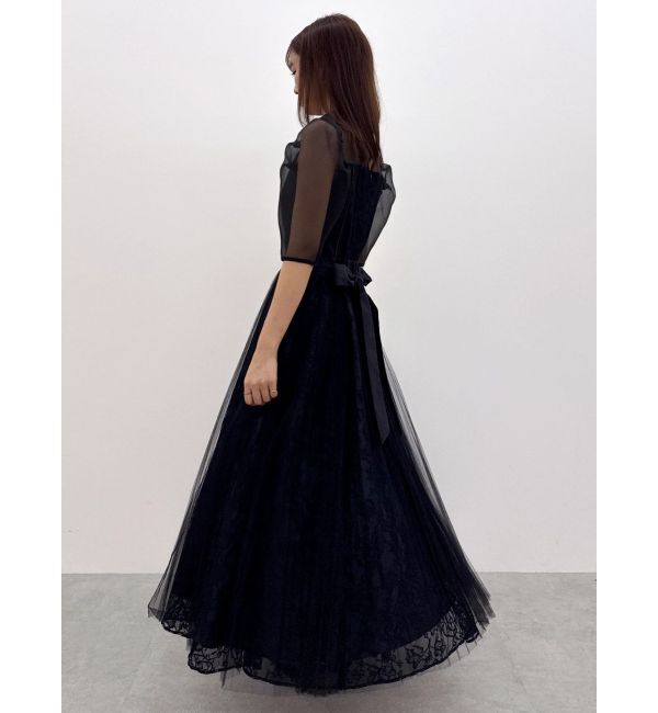 dazzlin「【藤井サチコラボ】チュールレイヤードレースドレス」|ドレス|