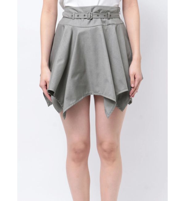 EMODA「ランダムヘムベルトスカート」|スカート|グレー