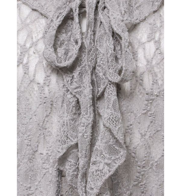 EMODA「ドットラッフルフリルクロップトップ」|Tシャツ・カットソー|