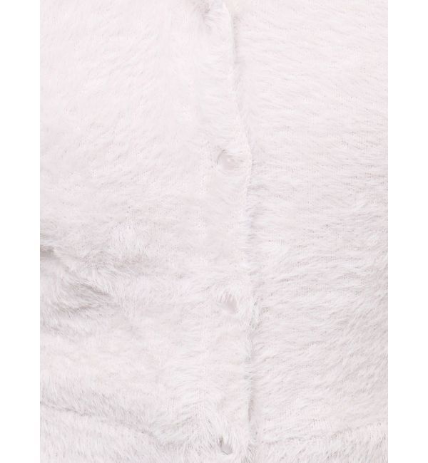 MERCURYDUO「2WAYキーネックミニシャギーコンパクトカーディガン」|カーディガン|