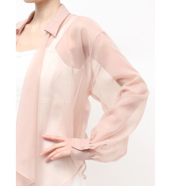 MERCURYDUO「ドレープシアーシャツ」|シャツ・ブラウス|