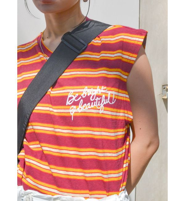 Ungrid「Sobrante by mixta別注 マルチボーダータンクトップ」|Tシャツ・カットソー|