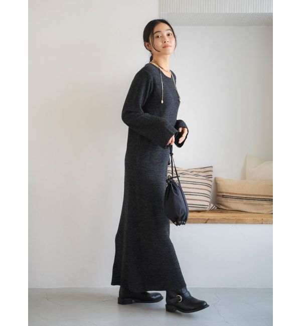 Ungrid「ビスチェセットニットワンピ」|ワンピース|