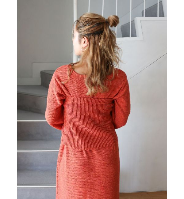 Ungrid「ビスチェセットニットワンピ」|ワンピース|