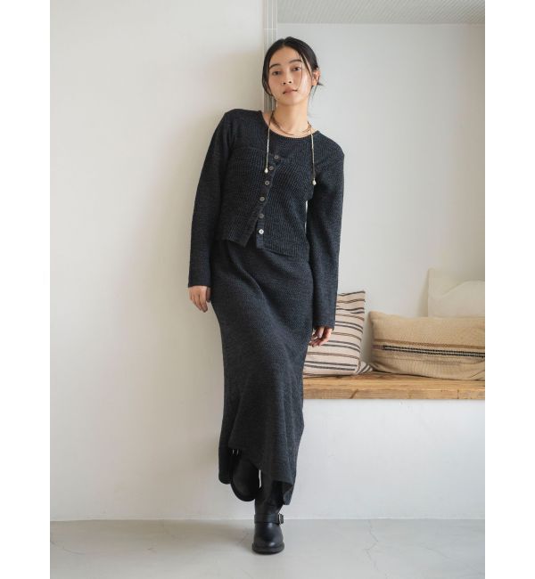 Ungrid「ビスチェセットニットワンピ」|ワンピース|