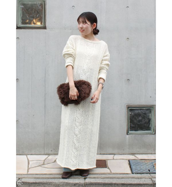 Ungrid「ブークレレーシーニットワンピース」|ワンピース|