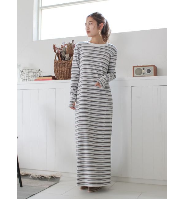 Ungrid「バックオープンテレコカットワンピース」|ワンピース|