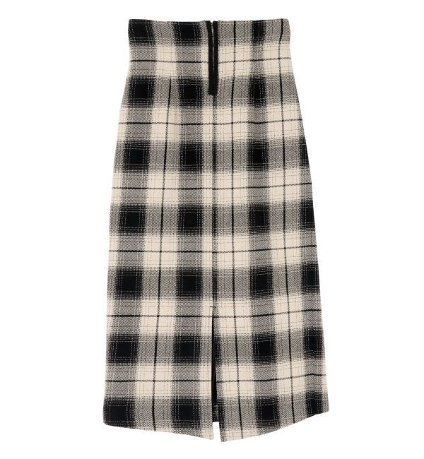 LAGUNAMOON「ロービングチェックナロースカート」|スカート|