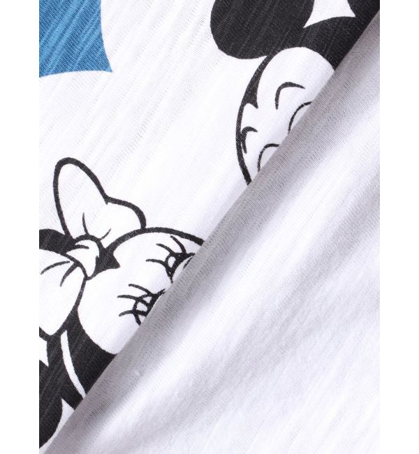 jouetie「【Mickey&Minnie】ILOVEレースリメイクトップス」|Tシャツ・カットソー|