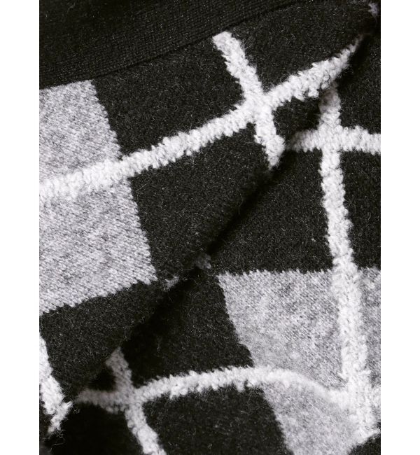 GYDA「アーガイルニットカーディガン」|カーディガン|