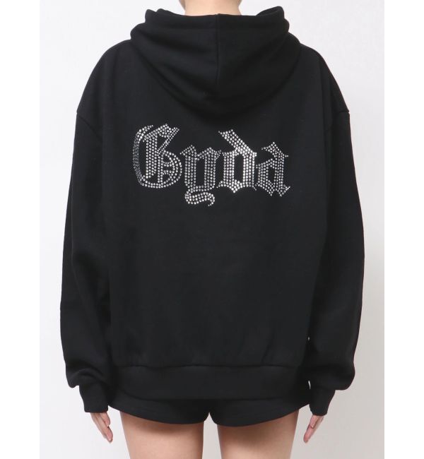 GYDA「NEW BACK GYDAラインストーンラメパーカー」|パーカー|