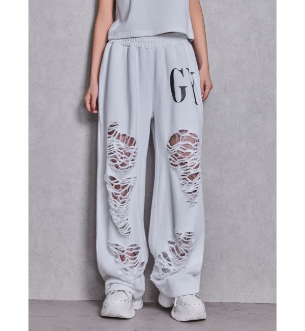 GYDA「GYDA&times;DC ダメージSPARKLE LOGOスウェットパンツ」|その他|