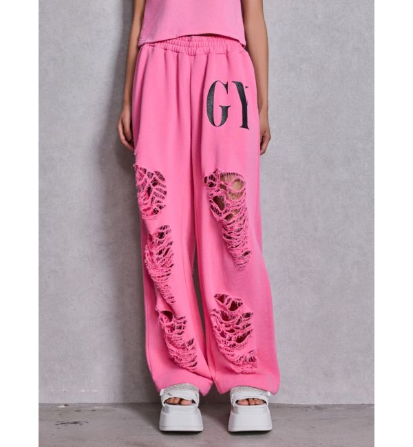 GYDA「GYDA&times;DC ダメージSPARKLE LOGOスウェットパンツ」|その他|