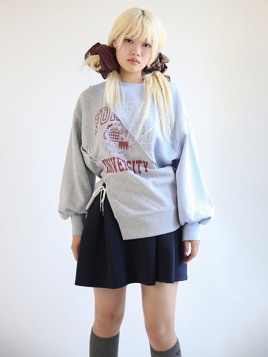 FURFUR「【WEB・一部店舗限定カラー】ポンチフレアミニスカート」|スカート|