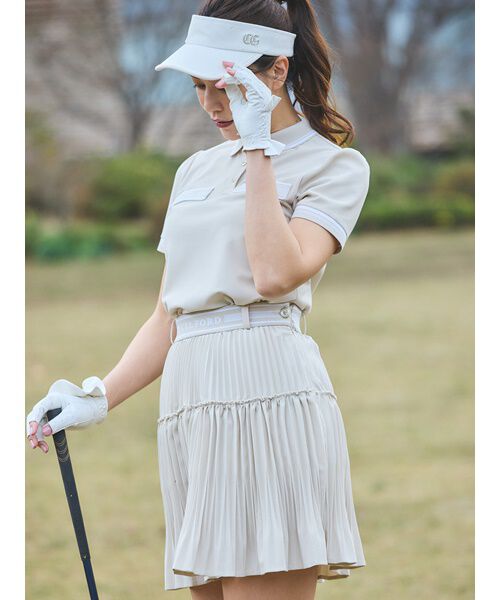 CELFORD「【CELFORD GOLF】ジャガードプリーツスカート」|スカート|