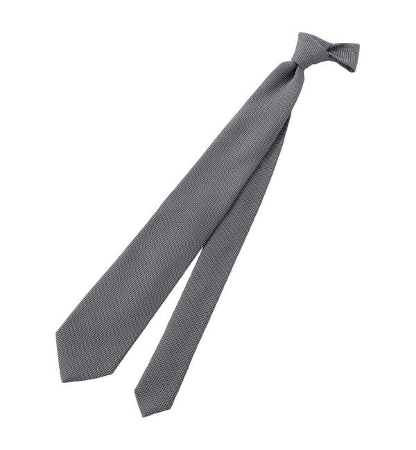 MACKINTOSH PHILOSOPHY「【25年春夏モデル】バスケット レギュラータイ」|ネクタイ・蝶ネクタイ|チャコールグレー
