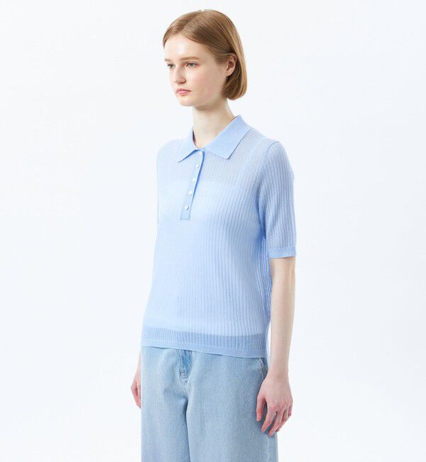 MACKINTOSH PHILOSOPHY「サマーリブポロニット」|ニット・セーター|