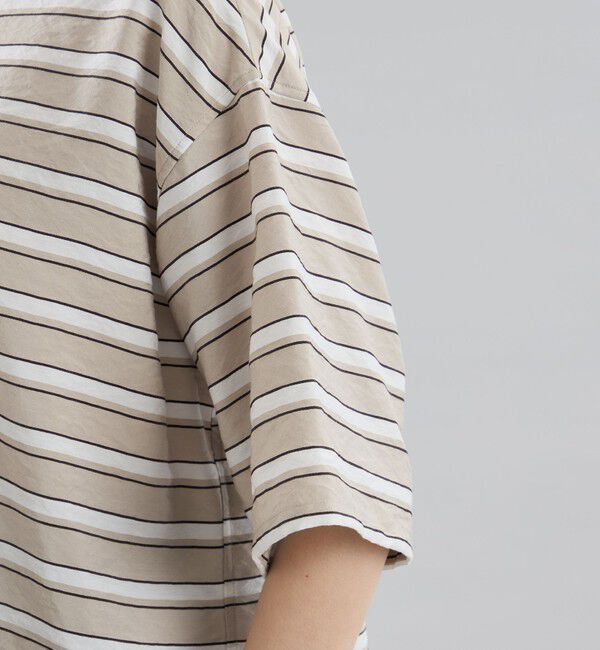 MACKINTOSH PHILOSOPHY「GREY LABEL マルチボーダーブラウス」|シャツ・ブラウス|