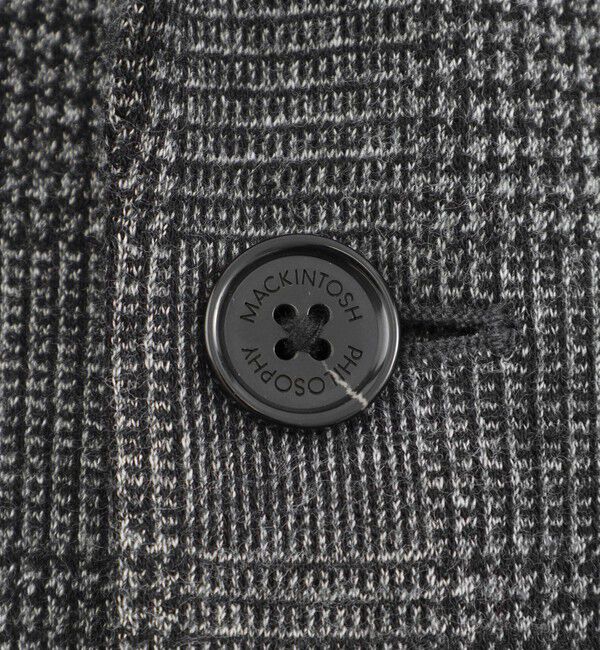 MACKINTOSH PHILOSOPHY「テーラードジャージー ジャケット グレンチェック/千鳥」|テーラードジャケット|