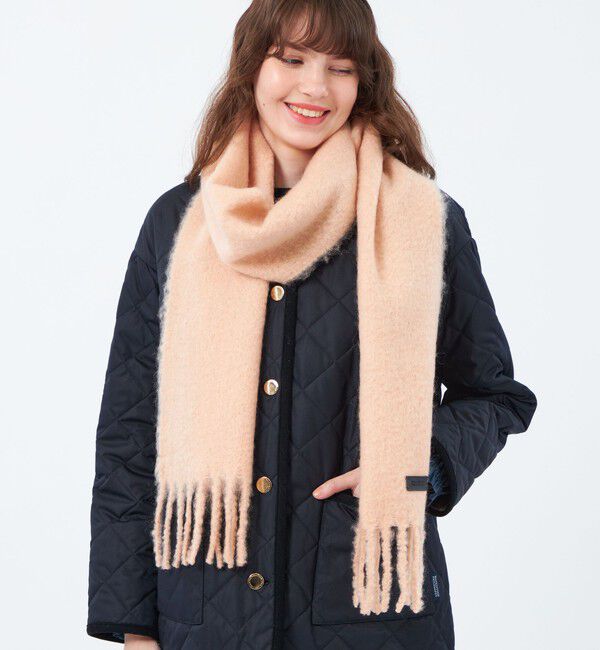 MACKINTOSH PHILOSOPHY「モヘヤミックスマフラー」|マフラー|ピンク