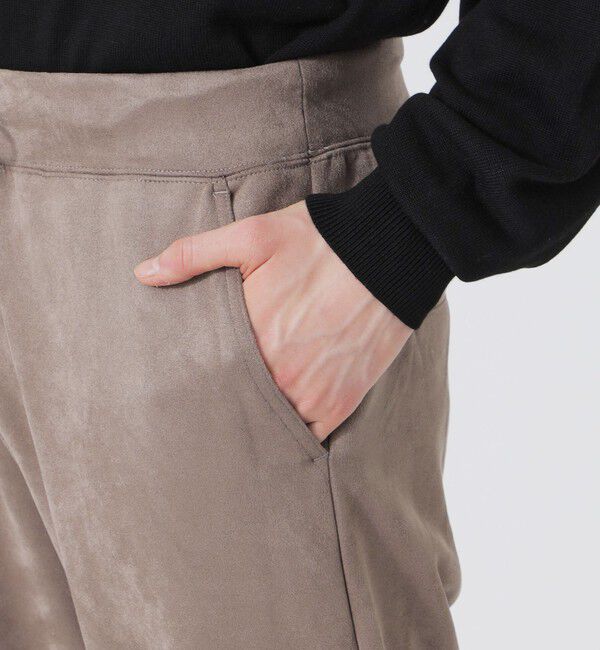 「【Safari12月号掲載】スエードライク ジョガーパンツ」|その他|