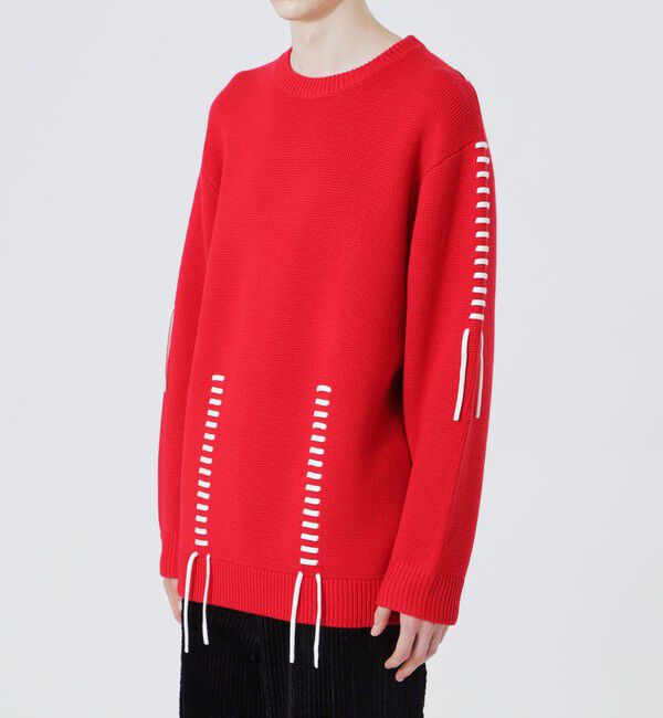  「【UNISEX】ポイントスレッドクルーネック」|ニット・セーター|