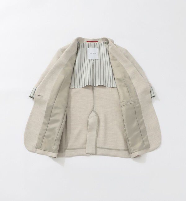  「ウォッシャブルハーフスリーブジャケット」|テーラードジャケット|