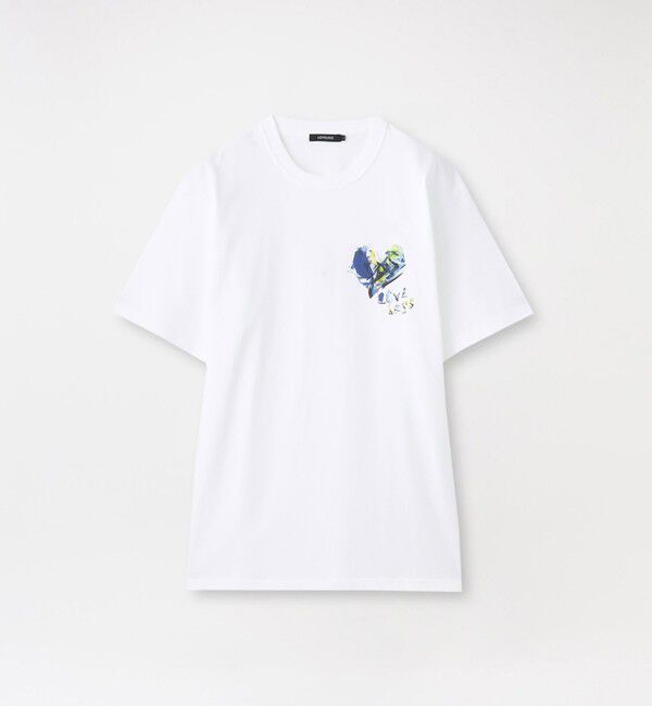  「【KANAKO SASAKI】グラフィックTシャツ」|Tシャツ・カットソー|サックスブルー