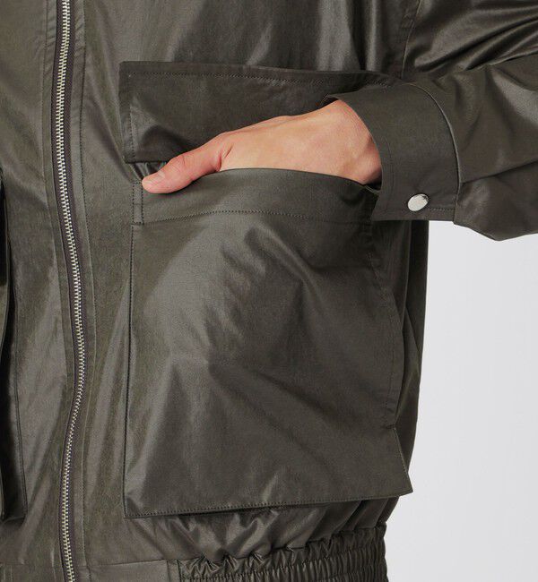  「ワックスヴィンテージライクフライトブルゾン」|ブルゾン・スタジャン|