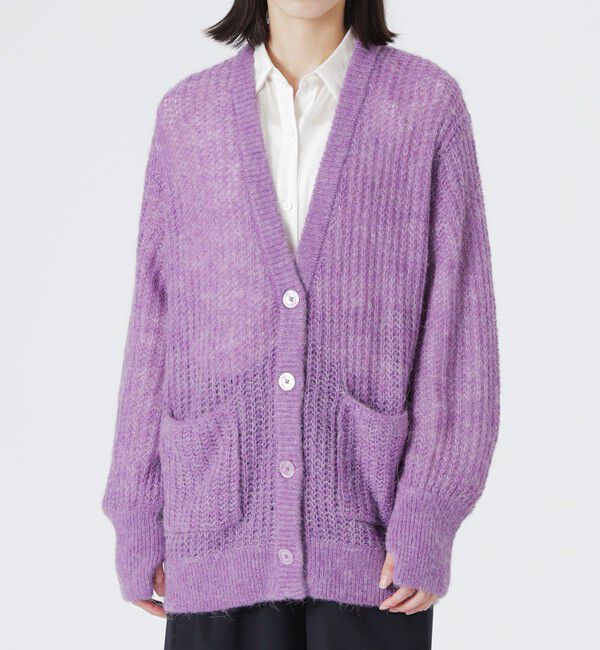  「メッシュニットオーバーカーディガン」|ニット・セーター|