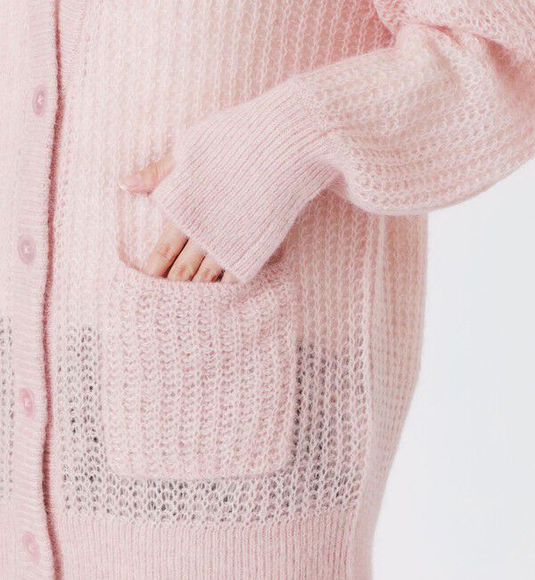  「メッシュニットオーバーカーディガン」|ニット・セーター|