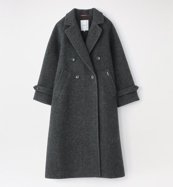  「シャギーボンディングオーバーサイズコート」|その他|グレー