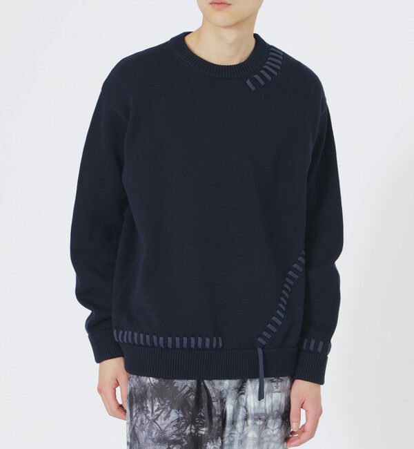  「ポイントスレッドプルオーバー」|ニット・セーター|