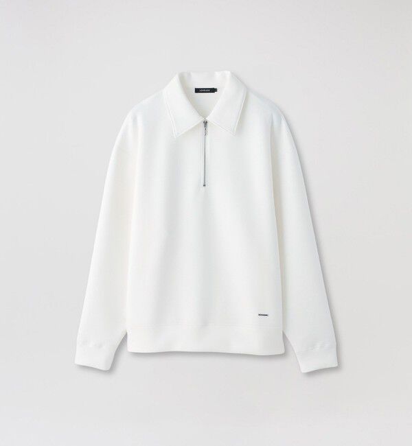  「ダンボールハーフジッププルオーバー」|Tシャツ・カットソー|ホワイト