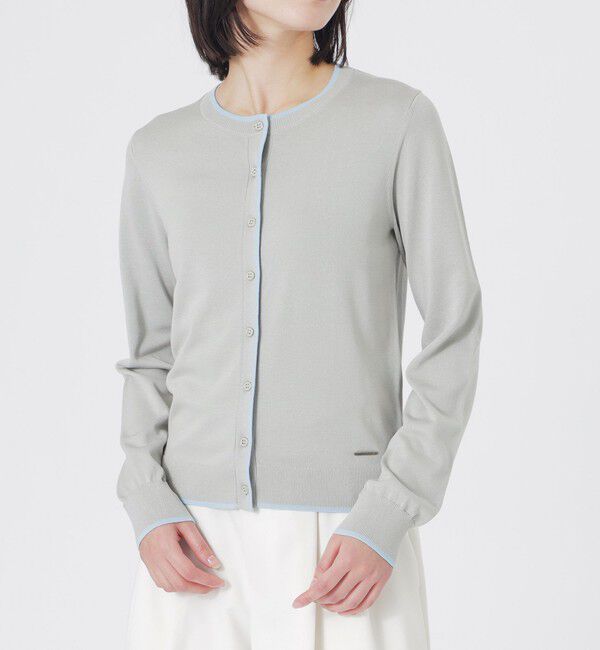  「パイピングニットカーディガン」|ニット・セーター|