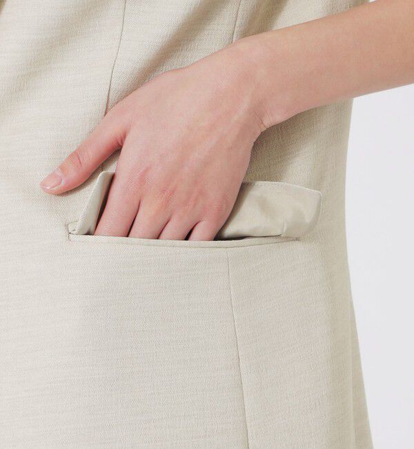  「ウォッシャブルスラブツイルハーフスリーブジャケット」|テーラードジャケット|