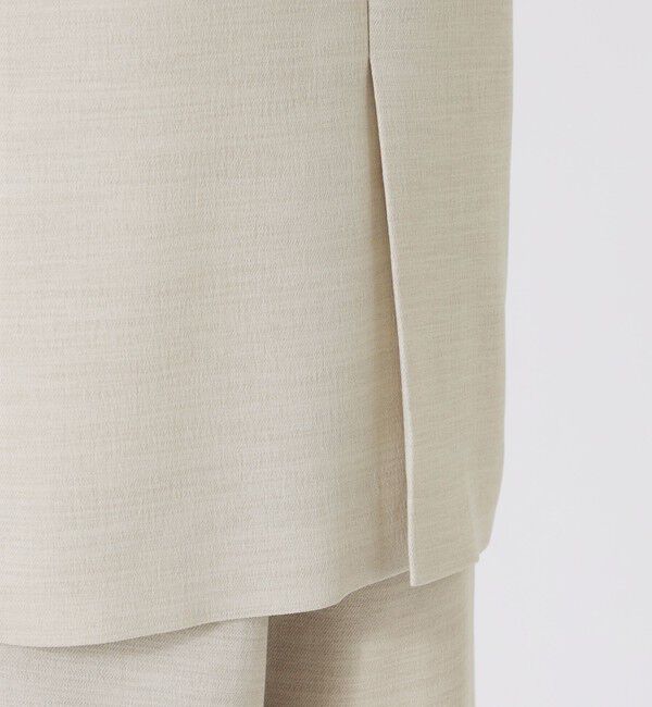  「ウォッシャブルスラブツイルハーフスリーブジャケット」|テーラードジャケット|