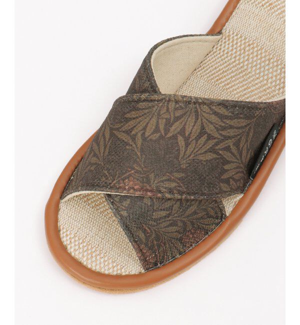 TOKYO DESIGN CHANNEL「絵画プリントモリスフルーツクロススリッパ」|ルームシューズ|